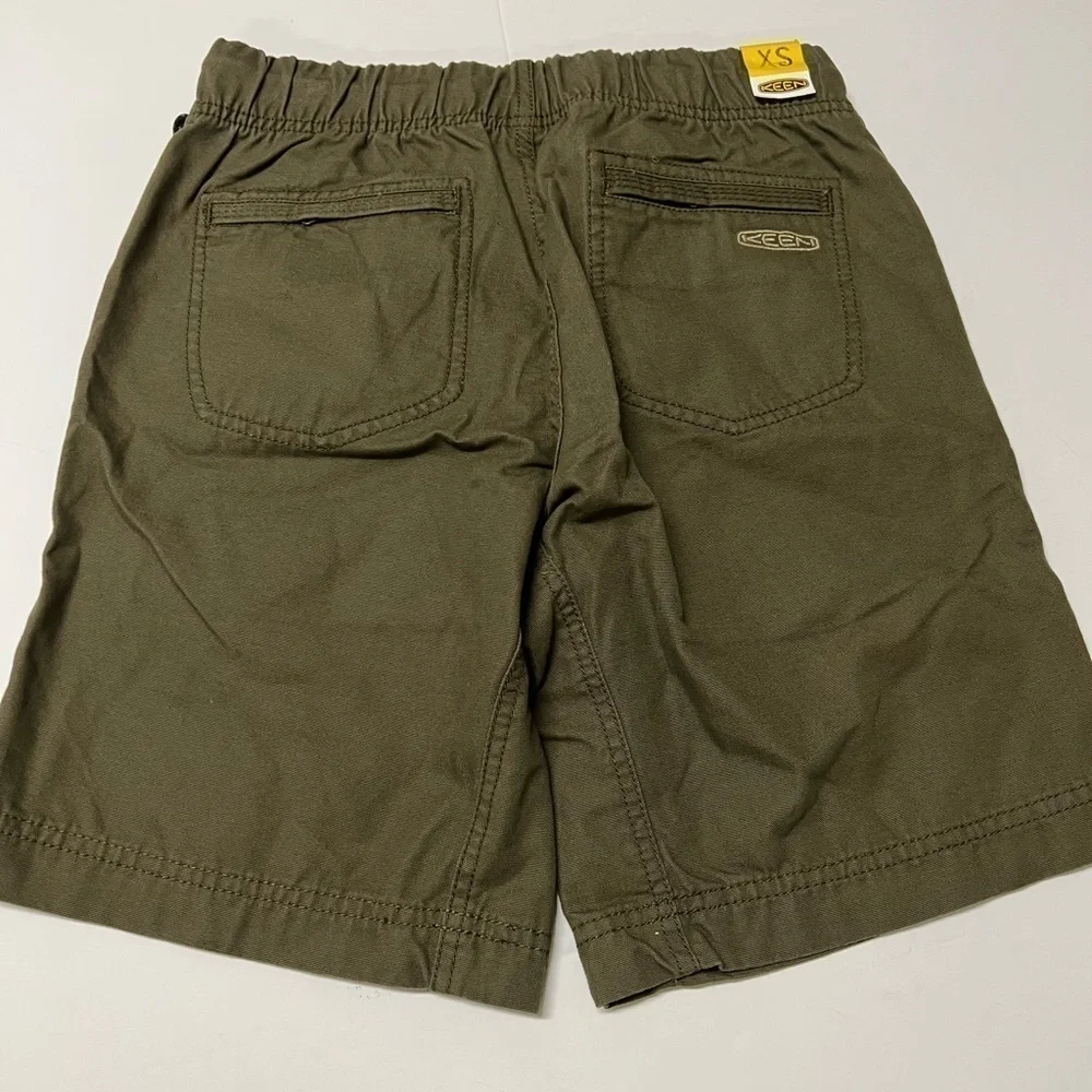 NWT Keen Inc Womens Olive Green Khaki Washed Canvas Slacker Short Size XS - Picture 2 of 9